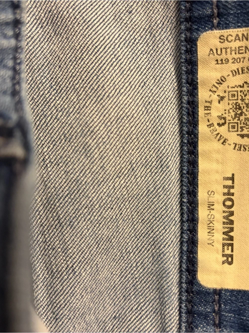 Diesel Thimmar Men’s Slim Skinny 30x32 Y2K